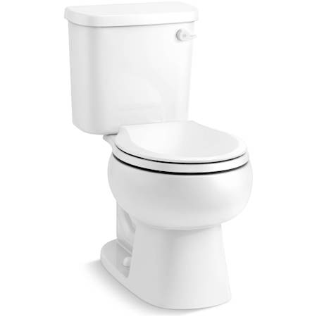 Sterling Windham 1.28 GPF Two Piece Round Toilet with Right Hand Lever White