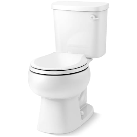 Sterling Windham 1.6 GPF Two Piece Elongated Toilet with Right Hand Lever White
