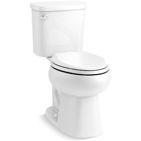Sterling Windham 1.6 GPF Two Piece Elongated Toilet with Left Hand Lever White