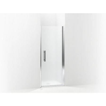 Sterling Finesse Peak Headerless frameless pivot shower door 33" max opening x 67" H Bright Polished Silver