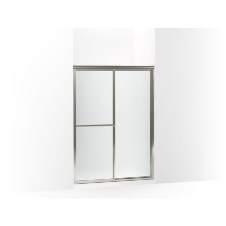 Sterling Deluxe 65-1/2" High x 48-7/8" Wide Sliding Framed Shower Door with Pebbled Glass Nickel