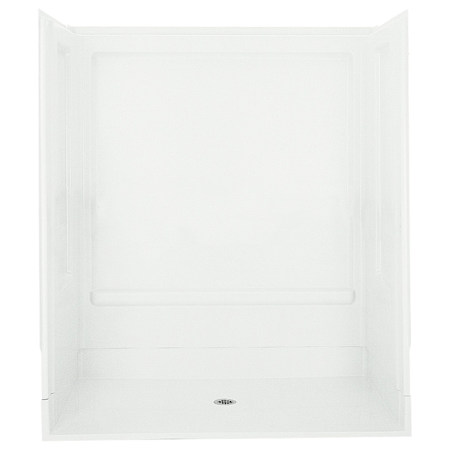 Sterling Advantage 63-1/4" x 39-3/8" x 73-1/4" Vikrell Shower with Drain Center White