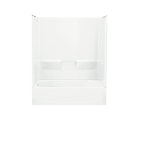 Sterling Performa 60" x 30" x 76-3/4" Vikrell Shower with Drain Left White