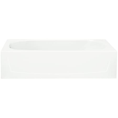 Sterling Performa 60" x 30-1/4" Vikrell Soaking Bathtub for Alcove Installations with Left Drain White