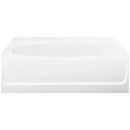 Sterling Ensemble 60" x 42" Vikrell Soaking Bathtub for Alcove Installations with Left Drain