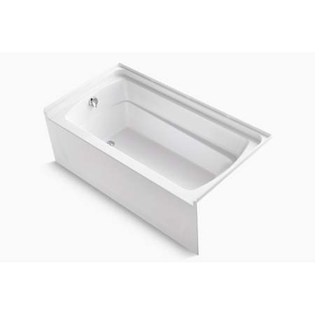 Sterling Ensemble 60" x 32-1/8" Vikrell Soaking Bathtub for Alcove Installations with Left Drain and ADA Compliant White