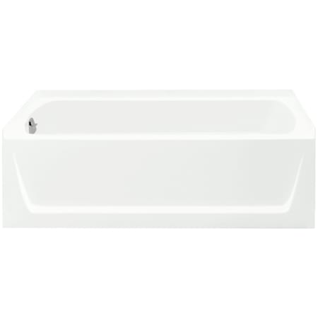 Sterling Ensemble 60" x 32-1/8" Vikrell Soaking Bathtub for Alcove Installations with Left Drain and Above Floor Drain White
