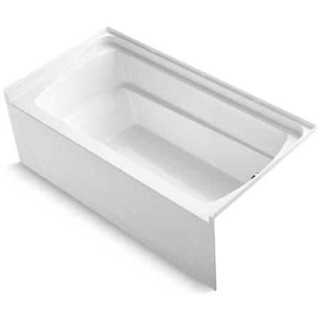 Sterling Ensemble 60" x 32-1/8" Vikrell Soaking Bathtub for Alcove Installations with Right Drain White