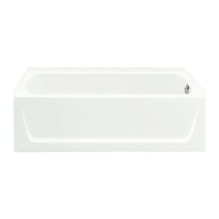 Sterling Ensemble 60" Vikrell Material Soaking Bathtub for Alcove Installations with Right Drain and Integral Apron White