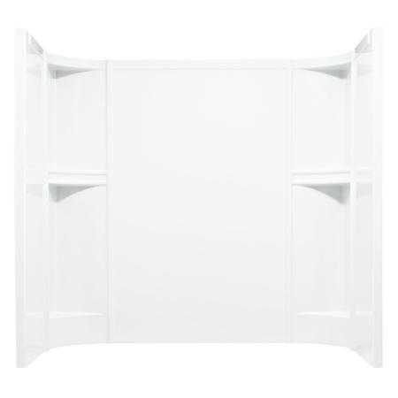 Sterling Accord 55" x 60" x 30" Vikrell Shower Wall Set White