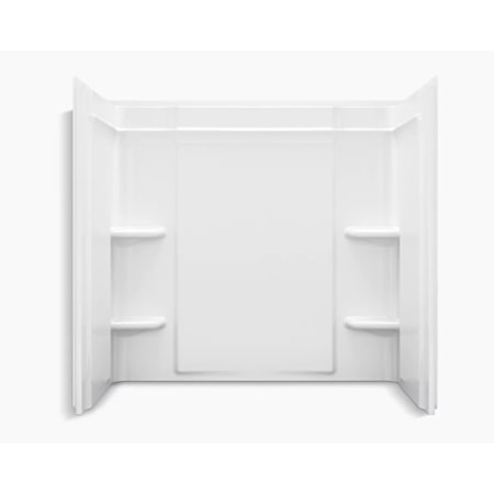 Sterling Ensemble 55" x 60" x 30" Vikrell Shower Wall Set White