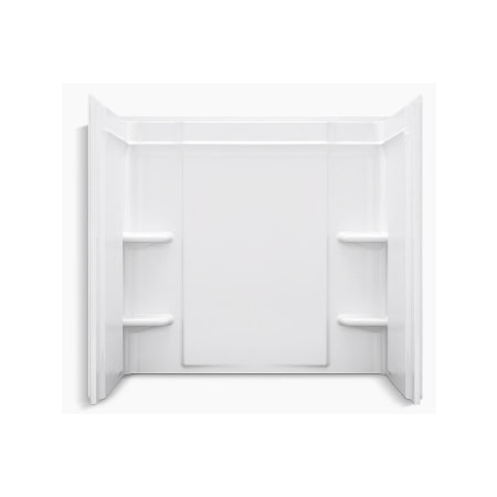 Sterling Ensemble 55" x 60" x 30" Vikrell Shower Wall Set White