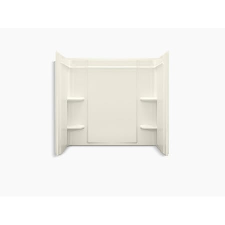 Sterling Ensemble 55" x 60" x 30" Vikrell Shower Wall Set Biscuit