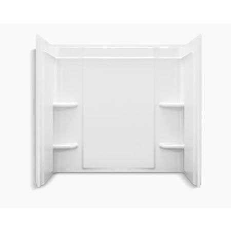 Sterling Ensemble Shower Wall Set with Backer Boards White