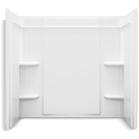 Sterling Ensemble Shower Wall Set with Backer Boards White