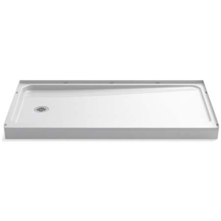 Sterling Ensemble 60" Shower Receptor with Left Hand Drain White