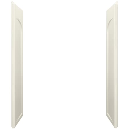 Sterling Ensemble 32" Shower Wall End wall Set with Backer Boards Biscuit