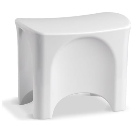 Sterling Freestanding Shower seat with Integrated handles White