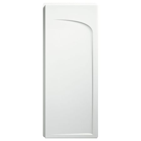 Sterling Ensemble 72-1/2" x 35-1/4" Vikrell Shower End Wall Set with Curve Design White