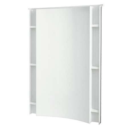 Sterling Accord 77" High x 48" Wide Vikrell Shower Backwall White
