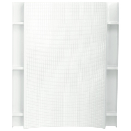 Sterling Accord 77" x 60" Vikrell Shower Back Wall White