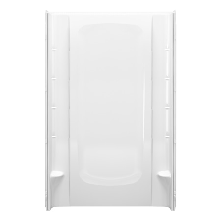 Sterling STORE+ Vikrell 48" x 72-1/2" Shower Back Wall with Integrated and Removable Storage White