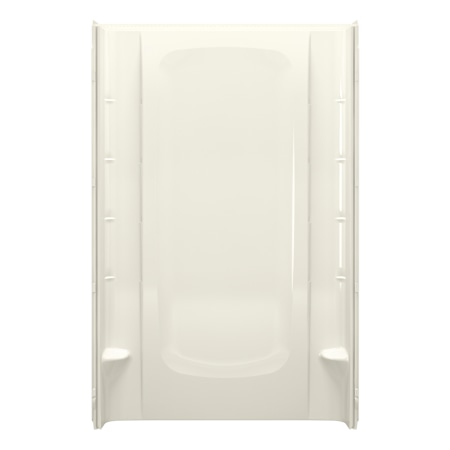 Sterling STORE+ Vikrell 48" x 72-1/2" Shower Back Wall with Integrated and Removable Storage and Age In Place Backers Biscuit