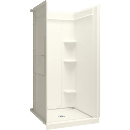 Sterling Medley 36" X 34" Shower Stall With Aging In Place Backerboards Biscuit