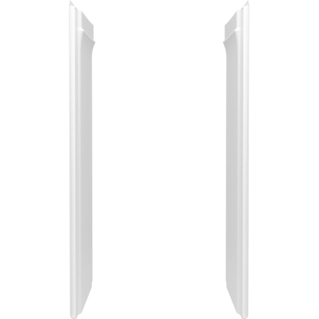 Sterling Medley 34" End Wall Set With Aging In Place Backerboards White