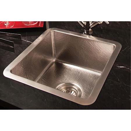 Stone Forest 15" Undermount Single Basin Stainless Steel Bar Sink Brushed Stainless Steel