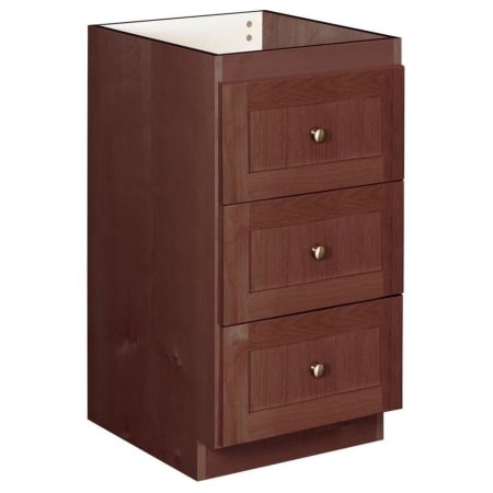 Strasser Simplicity 34-1/2" MDF and Plywood Bathroom Bridge or Side Cabinet Dark Alder