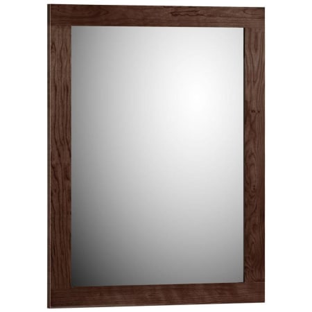 Strasser Simplicity 24" W x 32" H Transitional Rectangular Wood Framed Bathroom Wall Mirror Dark Alder