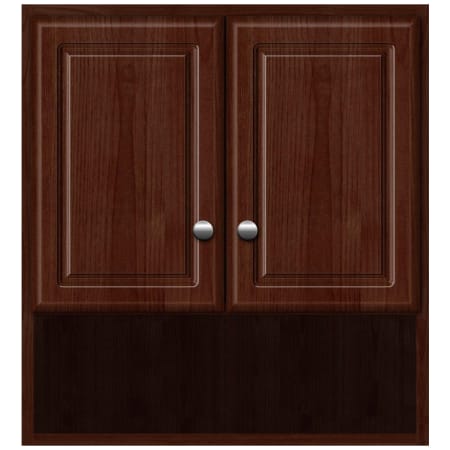 Strasser Simplicity 26" MDF and Plywood Wall Mounted Bathroom Cabinet Dark Alder