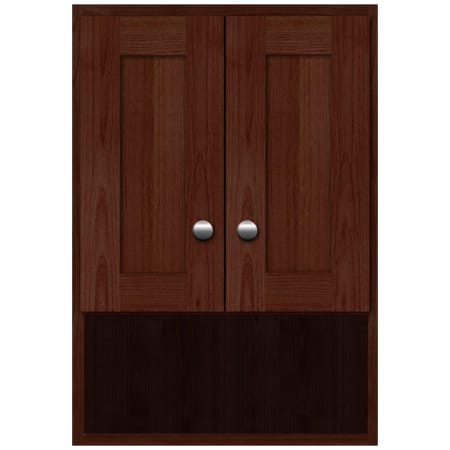Strasser Simplicity 26" MDF and Plywood Wall Mounted Bathroom Cabinet Dark Alder