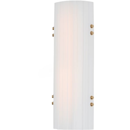 Studio M Facets 18" Tall Bathroom Sconce Natural Aged Brass