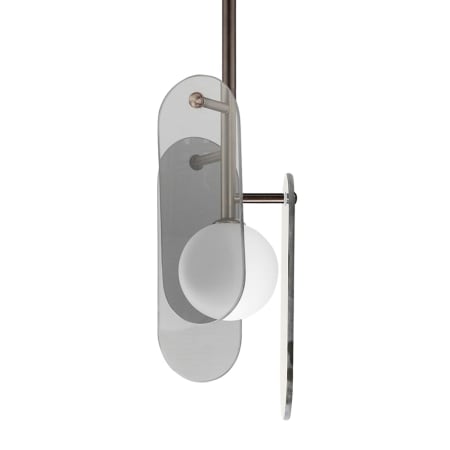 Studio M Megalith 7" Wide LED Abstract Mini Pendant by Nina Magon Brushed Bronze