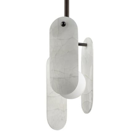 Studio M Megalith 7" Wide LED Abstract Mini Pendant Brushed Bronze