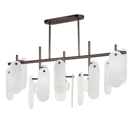 Studio M Megalith 5 Light 47" Wide LED Abstract Chandelier Brushed Bronze
