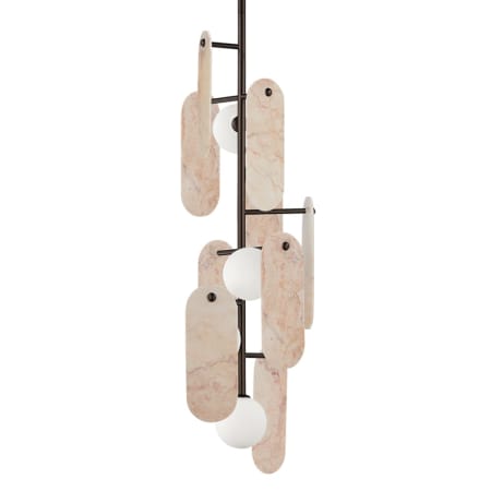Studio M Megalith 5 Light 13" Wide LED Abstract Pendant Brushed Bronze