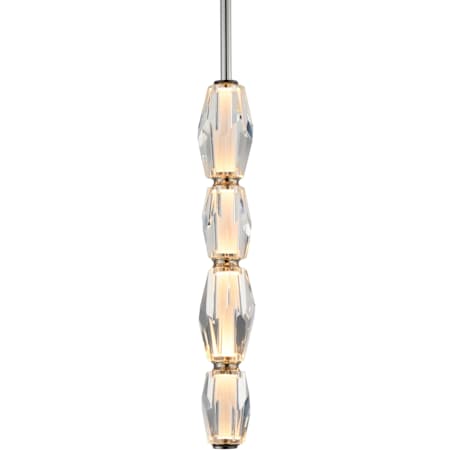 Studio M Dolce Vita 6" Wide Crystal Mini Pendant Polished Nickel