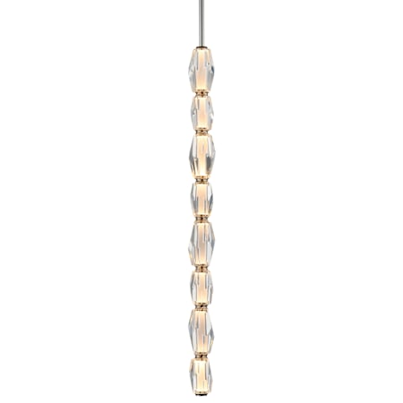 Studio M Dolce Vita 6" Wide Crystal Mini Pendant Polished Chrome