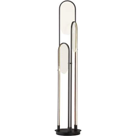 Studio M Trance 60" Tall Buffet Floor Lamp Gunmetal