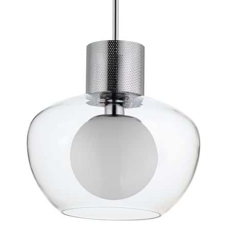 Studio M Incognito 14" Wide LED Pendant Polished Chrome / Clear