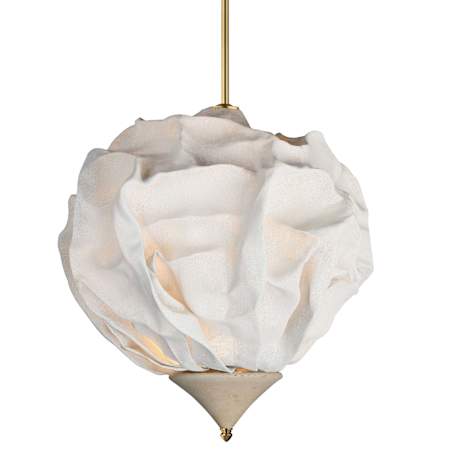 Studio M Shroud 28" Wide Chandelier Natural Aged Brass