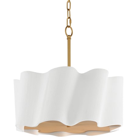 Studio M Curtain Call 4 Light 19" Wide LED Pendant White / Gold