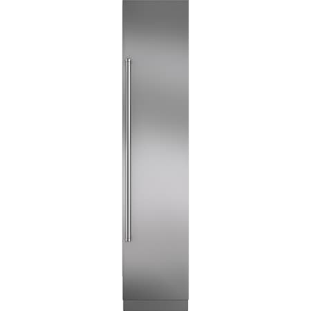 Finish: Sub-Zero Integrated Stainless Steel 18" Column Door Panel with Pro Handle - Right Hinge Pro Handle