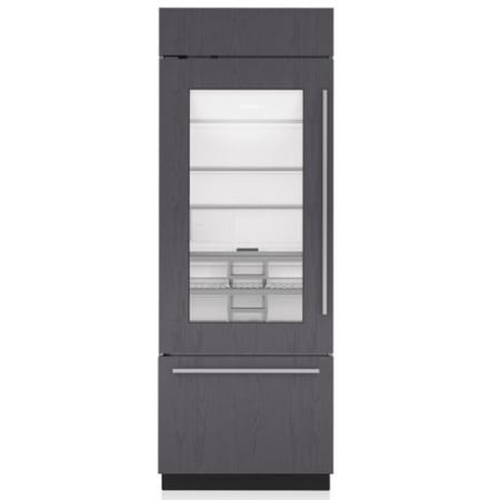 Finish: Sub-Zero Classic Series 30 Inch Wide 17 Cu. Ft. Panel Ready Bottom Freezer Refrigerator with Left Handed Door Panel Ready