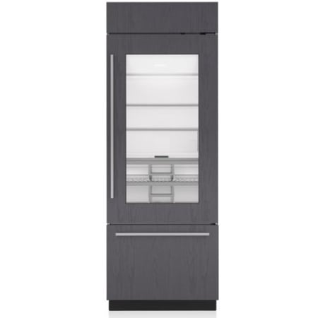 Finish: Sub-Zero Classic Series 30 Inch Wide 17 Cu. Ft. Panel Ready Bottom Freezer Refrigerator with Right Handed Door Panel Ready