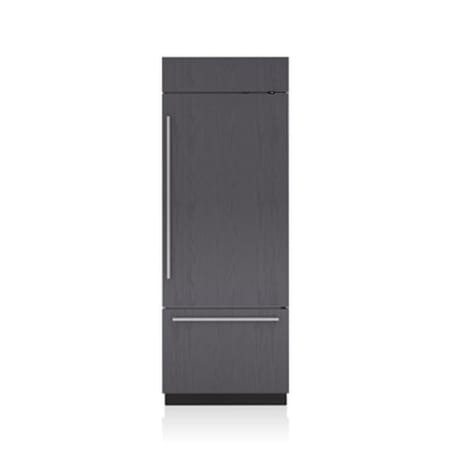Finish: Sub-Zero Classic Series 30 Inch Wide 17 Cu. Ft. Panel Ready Energy Star Certified Bottom Freezer Refrigerator with Water Dispenser and Right Handed Door Panel Ready