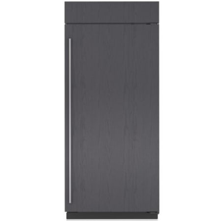 Finish: Sub-Zero Classic Series 36 Inch Wide 20.6 Cu. Ft. Built-In Panel Ready Energy Star Column Freezer with Right Handed Door Panel Ready